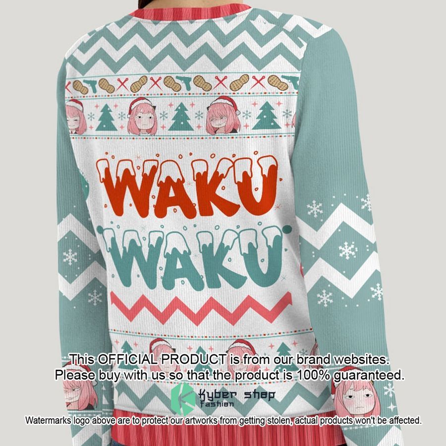 Waku Waku Christmas Ugly Sweater 3 Waku Waku Christmas Ugly Sweater word2