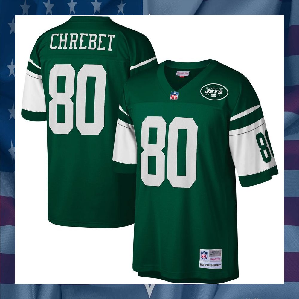 Wayne Chrebet New York Jets Mitchell & Ness Legacy Replica Green Football Jersey 5 Wayne Chrebet New York Jets Mitchell & Ness Legacy Replica Green Football Jersey word3