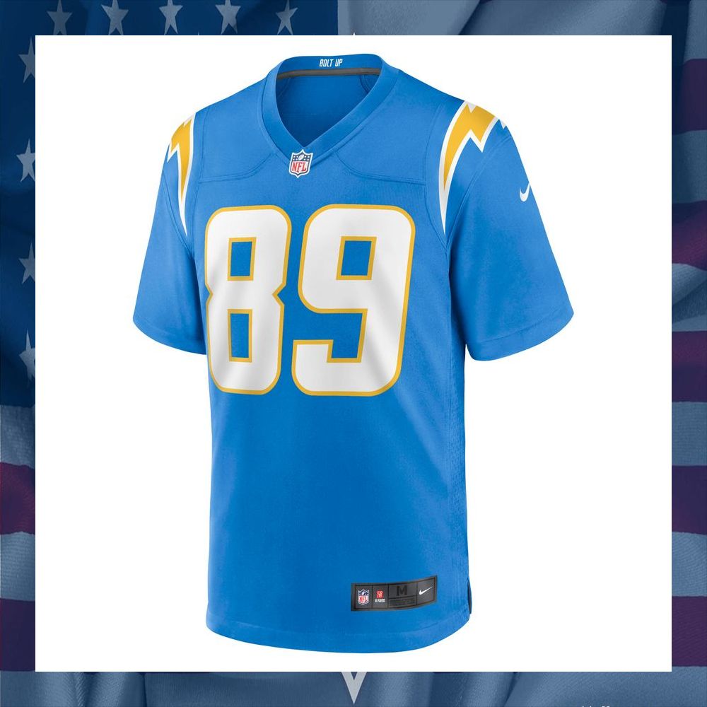 Wes Chandler Los Angeles Chargers Retired Powder Blue Football Jersey 6 Wes Chandler Los Angeles Chargers Retired Powder Blue Football Jersey word2
