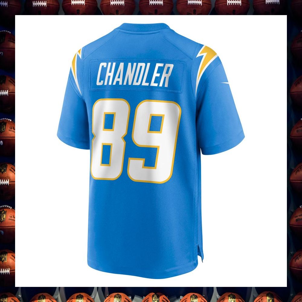 Wes Chandler Los Angeles Chargers Retired Powder Blue Football Jersey 3 Wes Chandler Los Angeles Chargers Retired Powder Blue Football Jersey word2