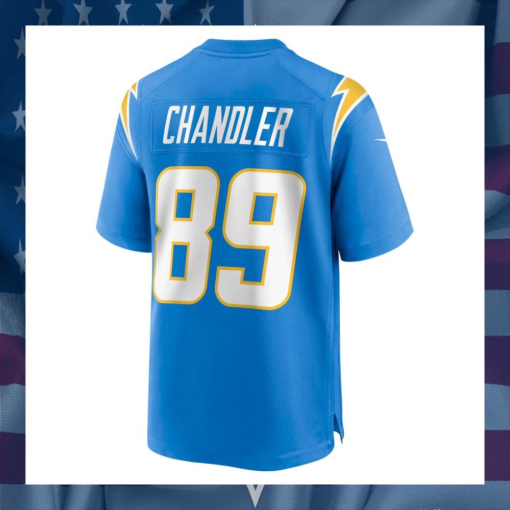 Wes Chandler Los Angeles Chargers Retired Powder Blue Football Jersey 7 Wes Chandler Los Angeles Chargers Retired Powder Blue Football Jersey word2