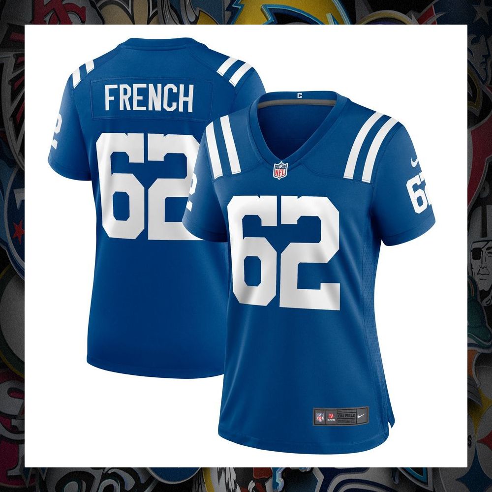 Wesley French Indianapolis Colts Royal Football Jersey 5 Wesley French Indianapolis Colts Royal Football Jersey word1