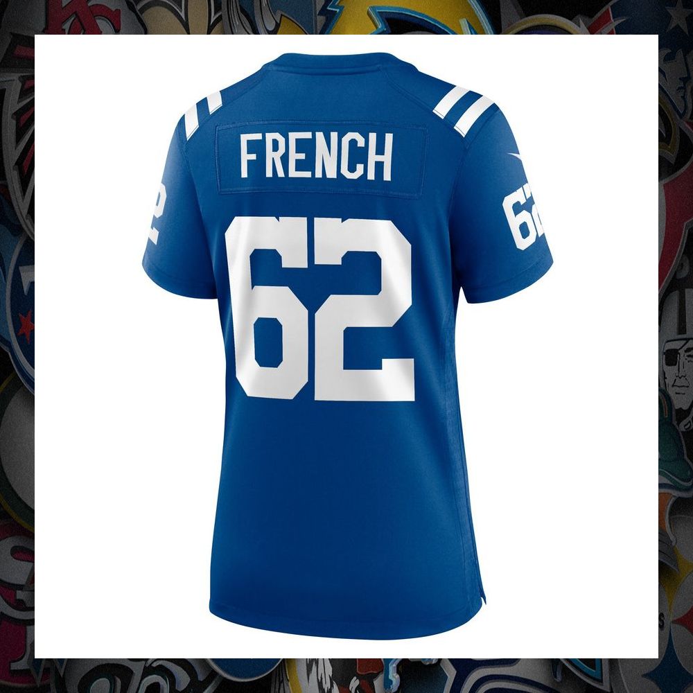 Wesley French Indianapolis Colts Royal Football Jersey 7 Wesley French Indianapolis Colts Royal Football Jersey word1