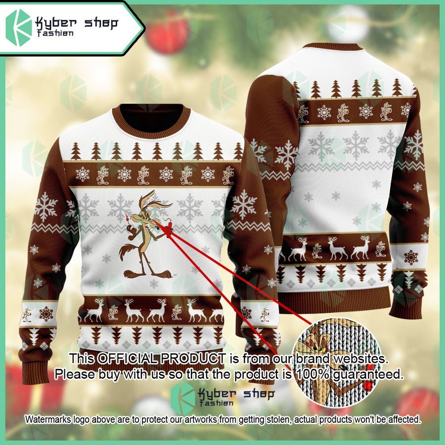 Wile E. Coyote Looney Tunes Christmas Sweater