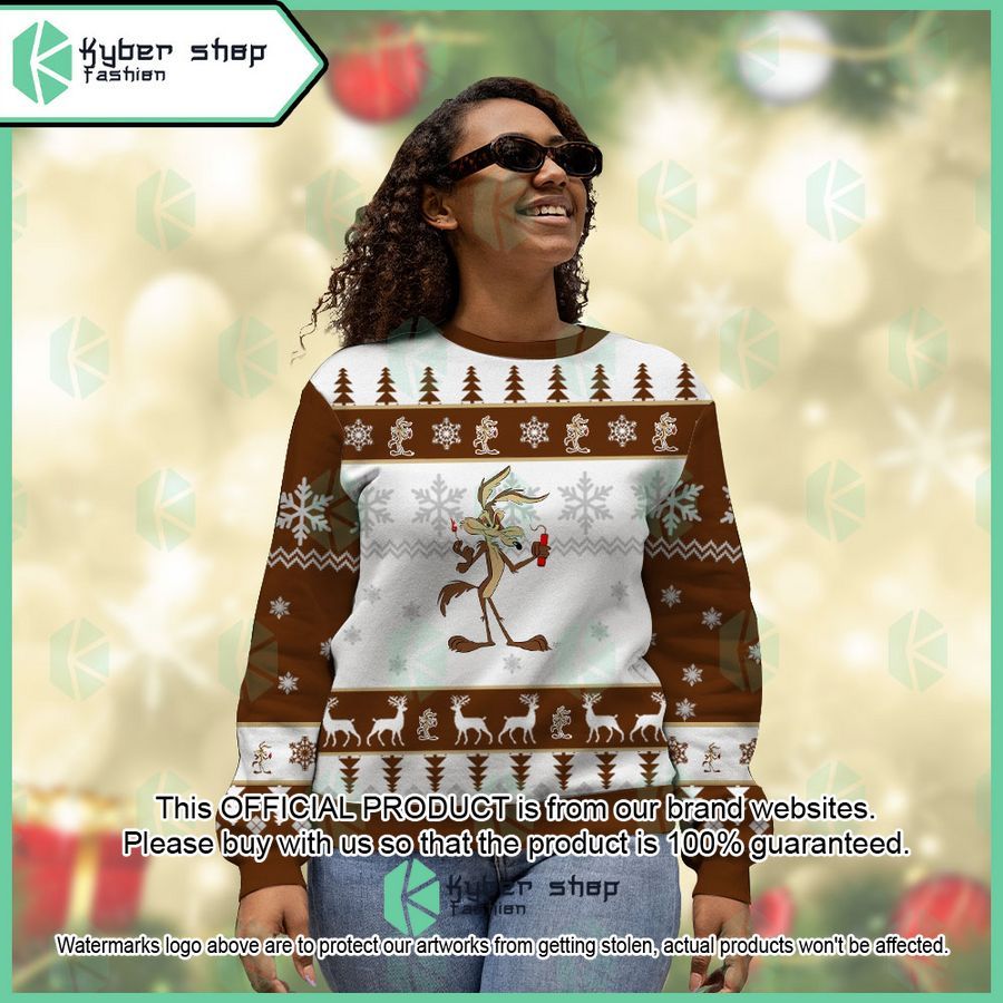 Wile E. Coyote Looney Tunes Christmas Sweater 4 Wile E. Coyote Looney Tunes Christmas Sweater word3
