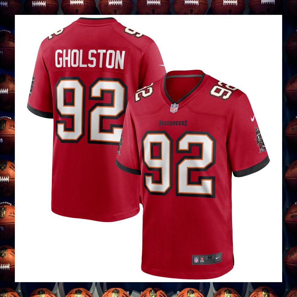 William Gholston Tampa Bay Buccaneers Red Football Jersey 4 William Gholston Tampa Bay Buccaneers Red Football Jersey word2