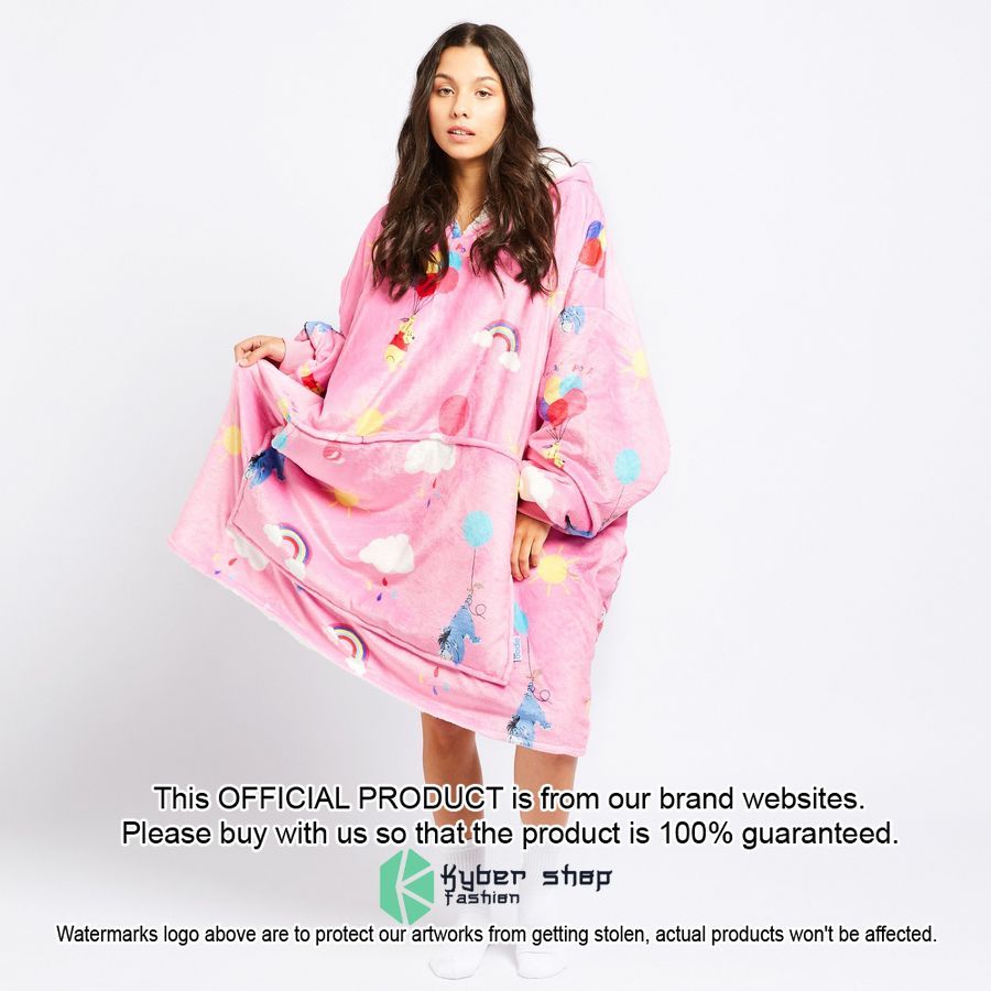 Winnie Rainbow Oodie Blanket Hoodie 4 Winnie Rainbow Oodie Blanket Hoodie word3