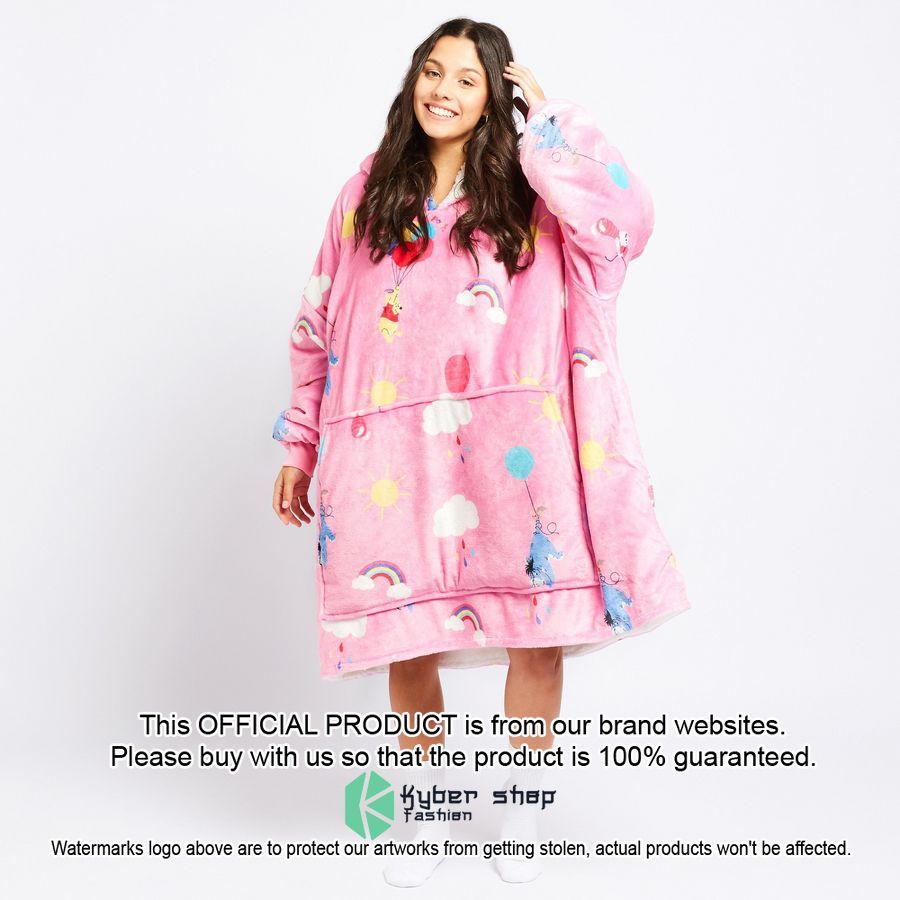 Winnie Rainbow Oodie Blanket Hoodie 5 Winnie Rainbow Oodie Blanket Hoodie word3
