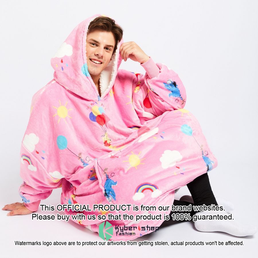 Winnie Rainbow Oodie Blanket Hoodie 6 Winnie Rainbow Oodie Blanket Hoodie word3