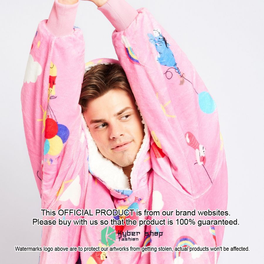 Winnie Rainbow Oodie Blanket Hoodie 9 Winnie Rainbow Oodie Blanket Hoodie word3