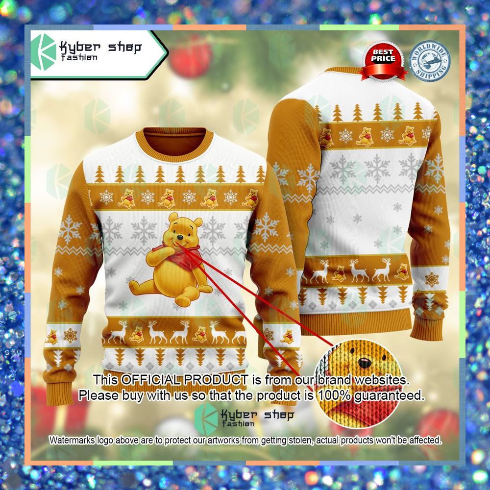 Winnie-the-Pooh The New Adventures of Winnie the Pooh Christmas Sweater 6 Winnie-the-Pooh The New Adventures of Winnie the Pooh Christmas Sweater word2