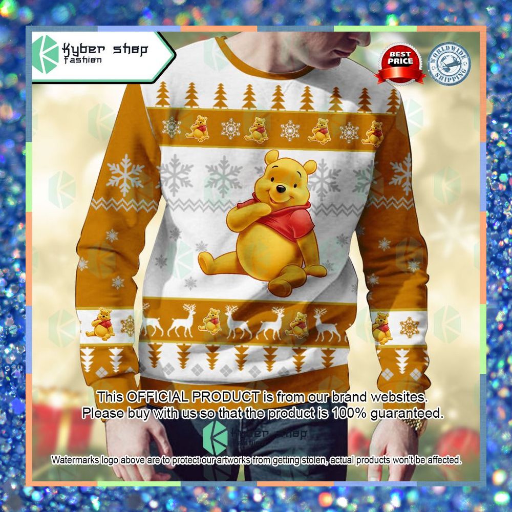 Winnie-the-Pooh The New Adventures of Winnie the Pooh Christmas Sweater 7 Winnie-the-Pooh The New Adventures of Winnie the Pooh Christmas Sweater word2