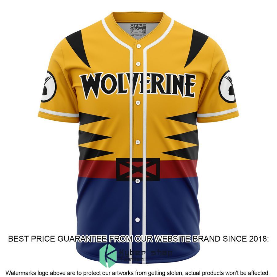 Wolverine Marvel Baseball Jersey