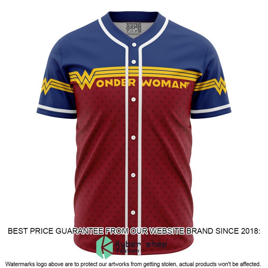 Wonder Woman DC Comics Baseball Jersey