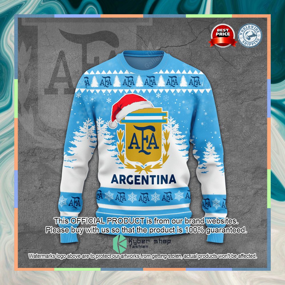 World Cup Argentina National Football Team Sweater 5 World Cup Argentina National Football Team Sweater word2