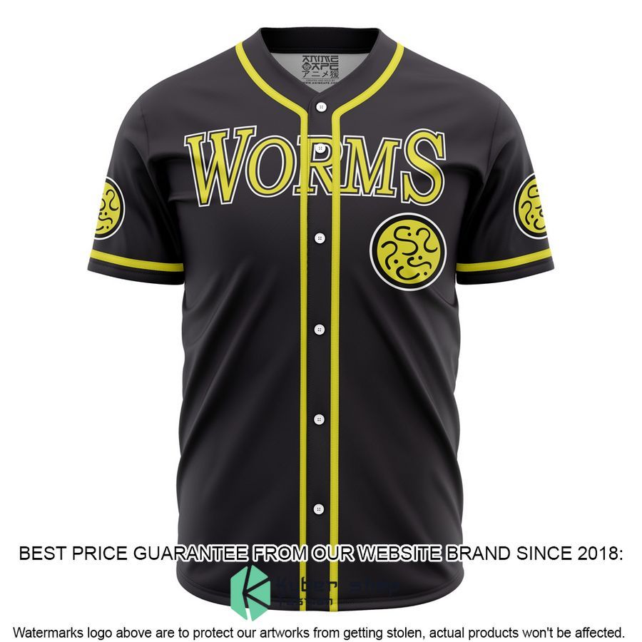 Worms Dorohedoro Baseball Jersey word3