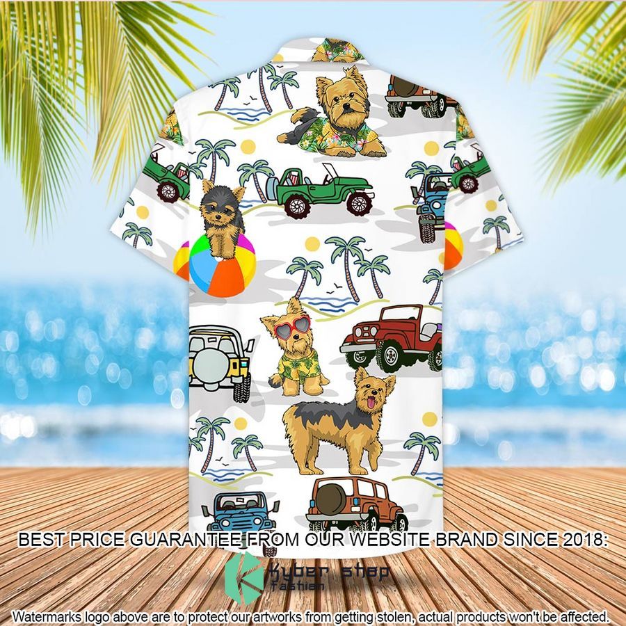 Yorkshire Terrier Jeep Beach Hawaiian Shirt 3 Yorkshire Terrier Jeep Beach Hawaiian Shirt word1