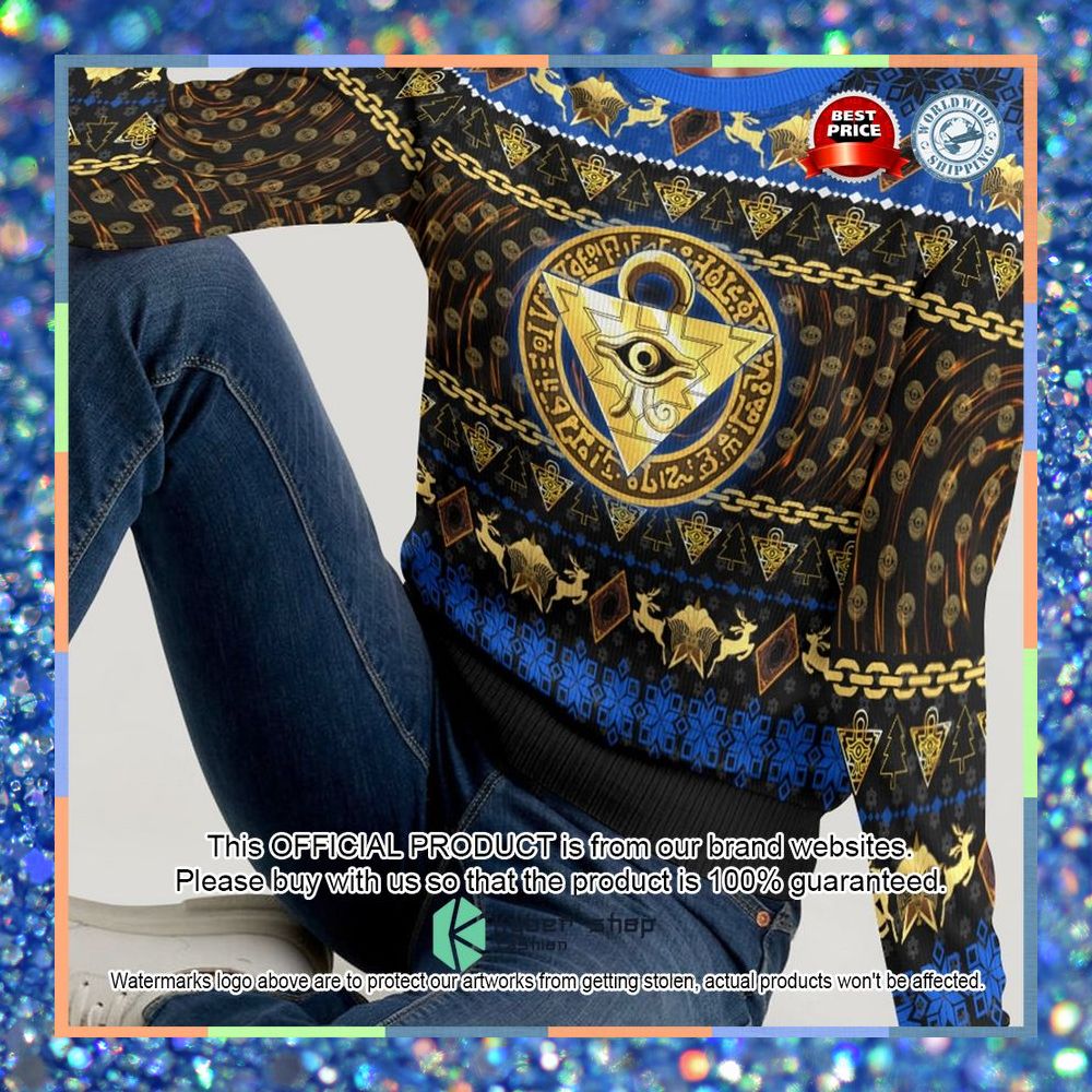 Yu-Gi-Oh Deck The Halls Christmas Sweater 7 Yu-Gi-Oh Deck The Halls Christmas Sweater word1