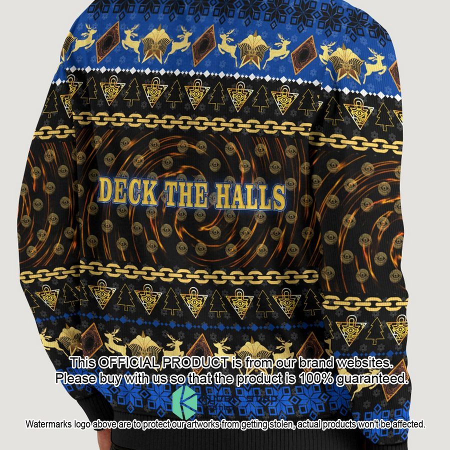 Yu-Gi-Oh Deck The Halls Christmas Sweater 4 Yu-Gi-Oh Deck The Halls Christmas Sweater word1