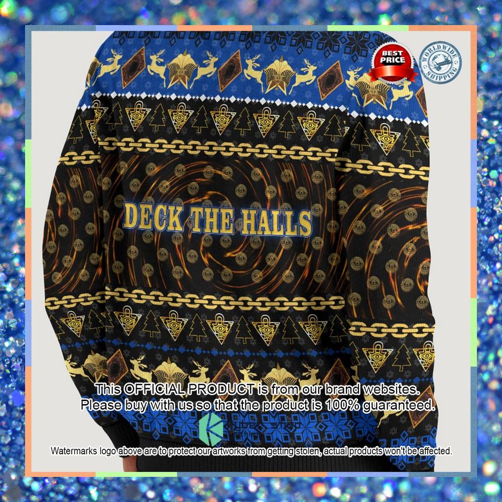 Yu-Gi-Oh Deck The Halls Christmas Sweater 9 Yu-Gi-Oh Deck The Halls Christmas Sweater word1