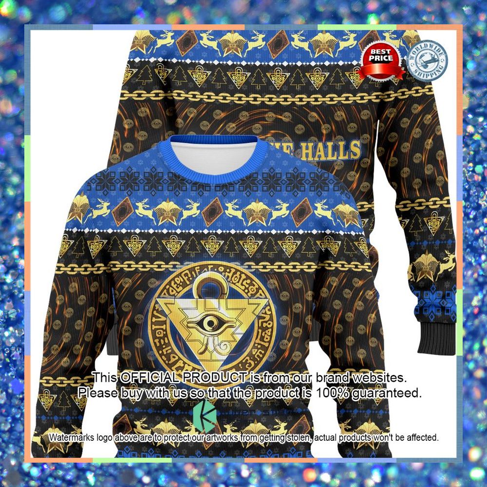 Yu-Gi-Oh Deck The Halls Christmas Sweater 10 Yu-Gi-Oh Deck The Halls Christmas Sweater word1
