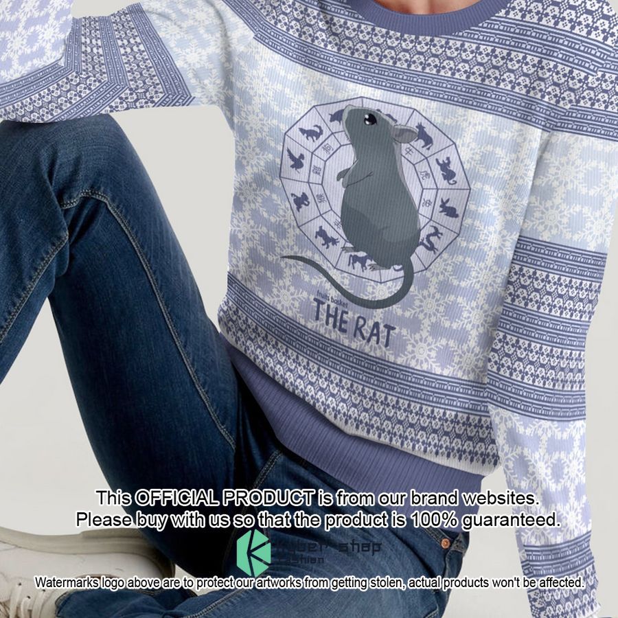 Yuki the Rat Ugly Sweater word1