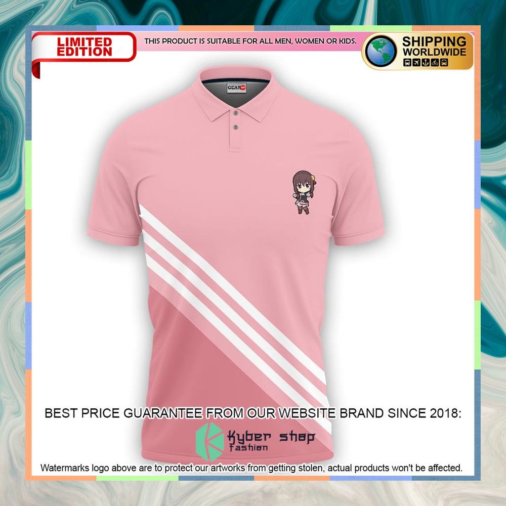 Yunyun KonoSuba Anime Polo Shirt 5 Yunyun KonoSuba Anime Polo Shirt word3