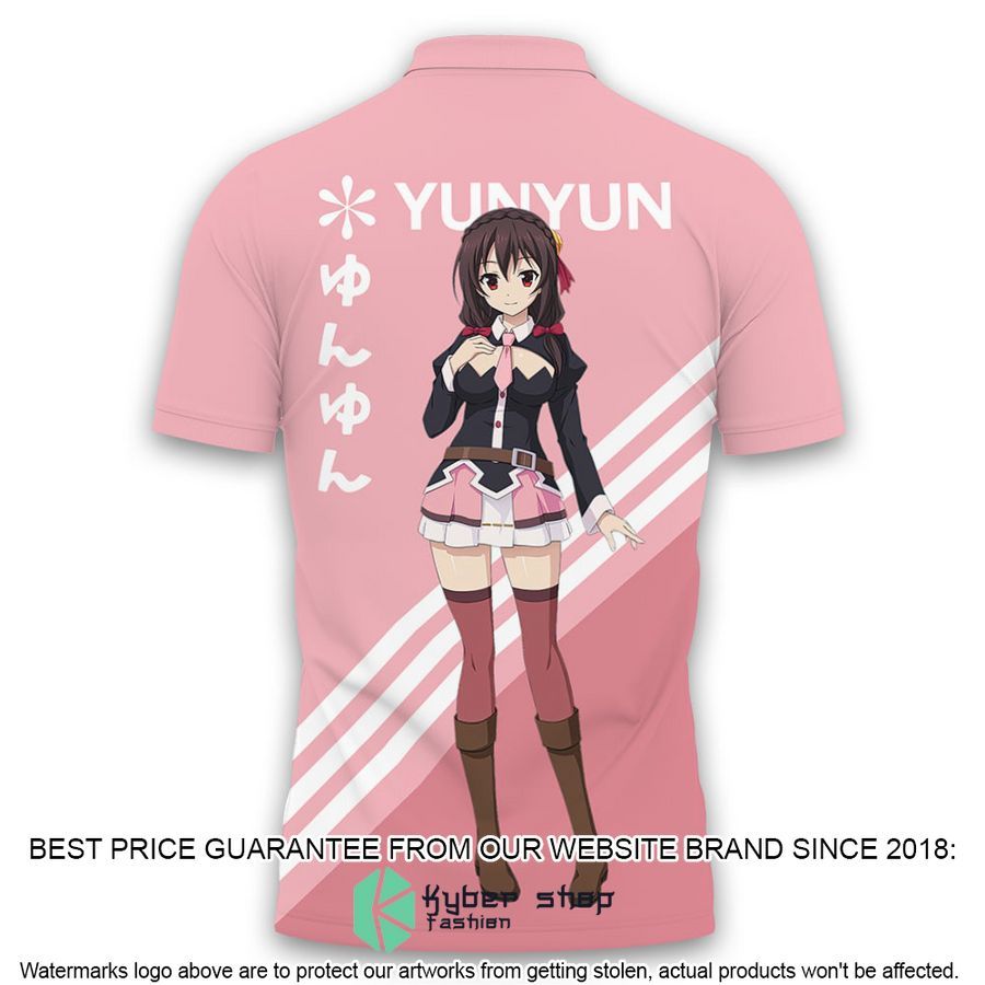 Yunyun KonoSuba Anime Polo Shirt 3 Yunyun KonoSuba Anime Polo Shirt word3