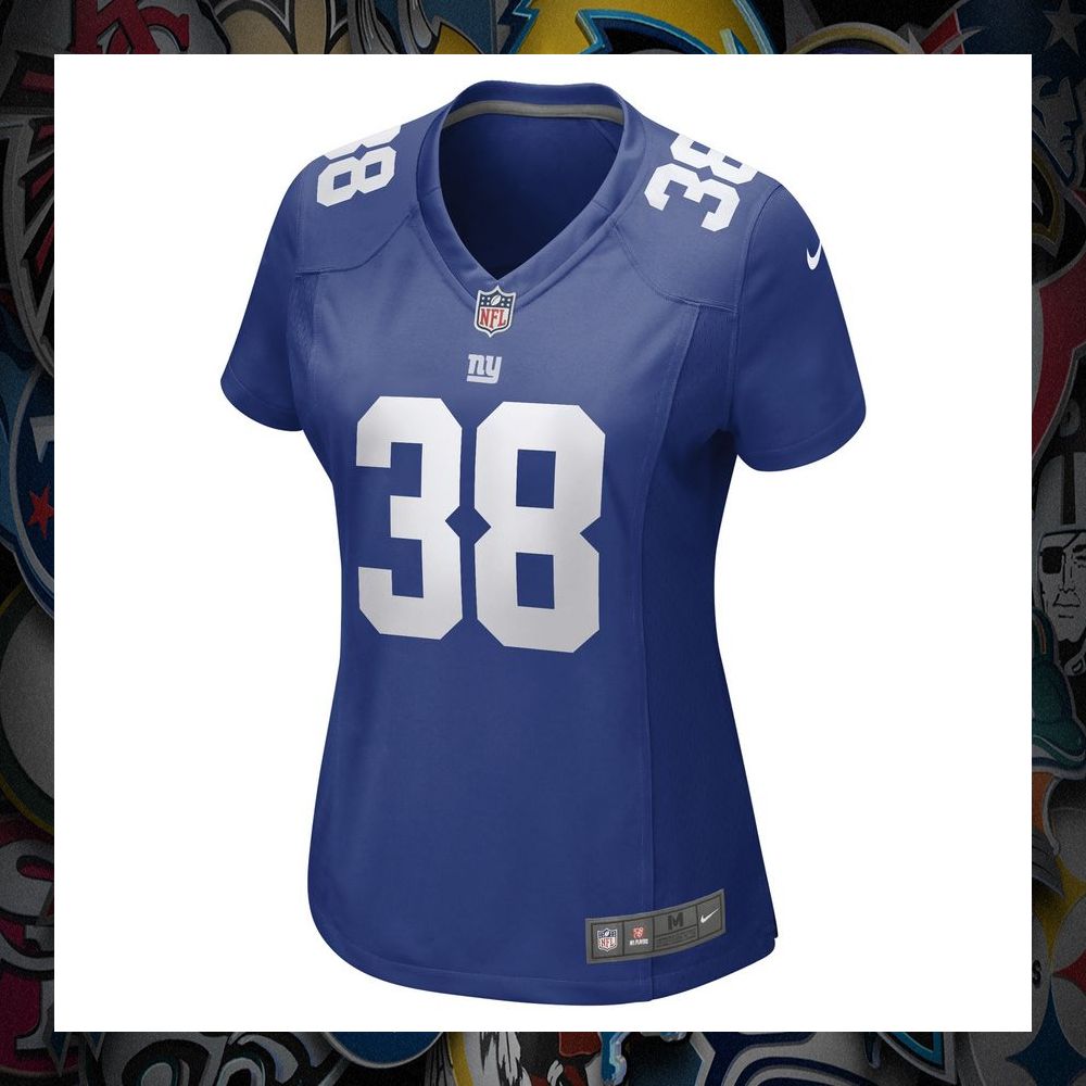 Zyon Gilbert New York Giants Royal Football Jersey 31 Zyon Gilbert New York Giants Royal Football Jersey word3