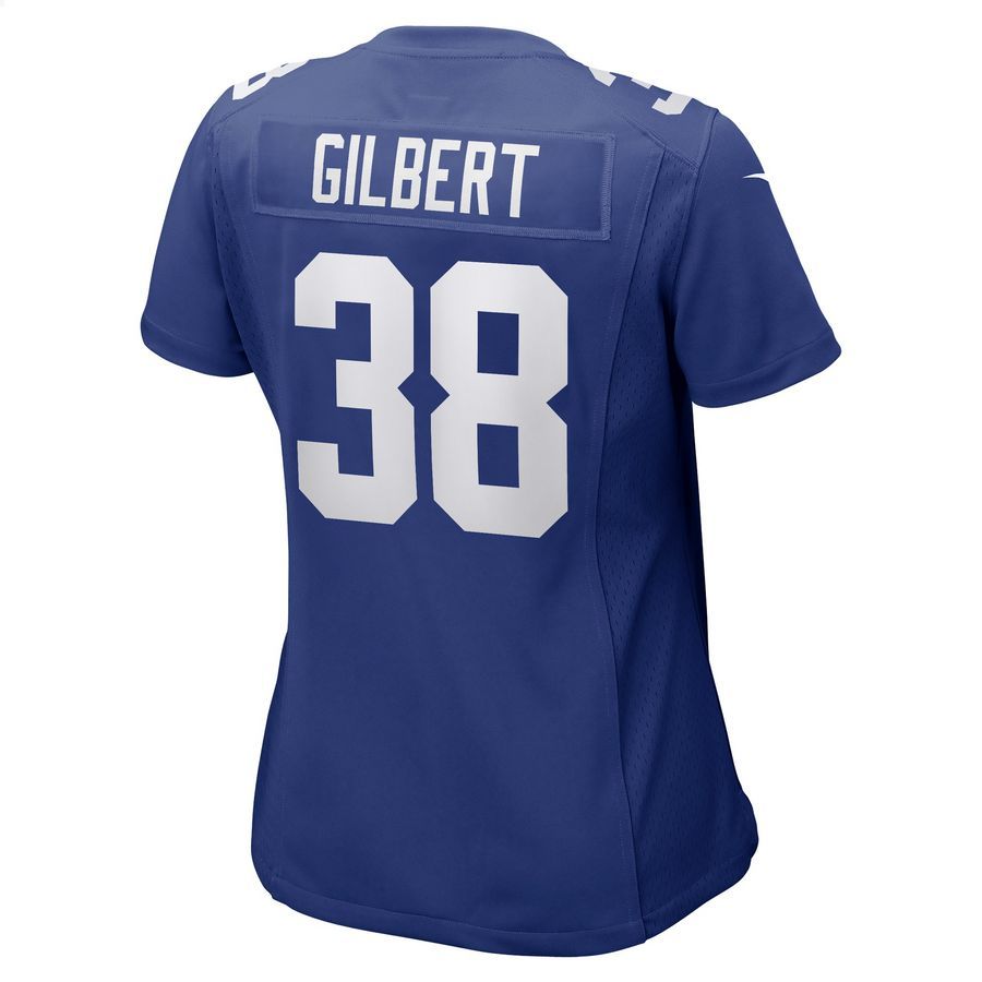 Zyon Gilbert New York Giants Royal Football Jersey 28 Zyon Gilbert New York Giants Royal Football Jersey word3