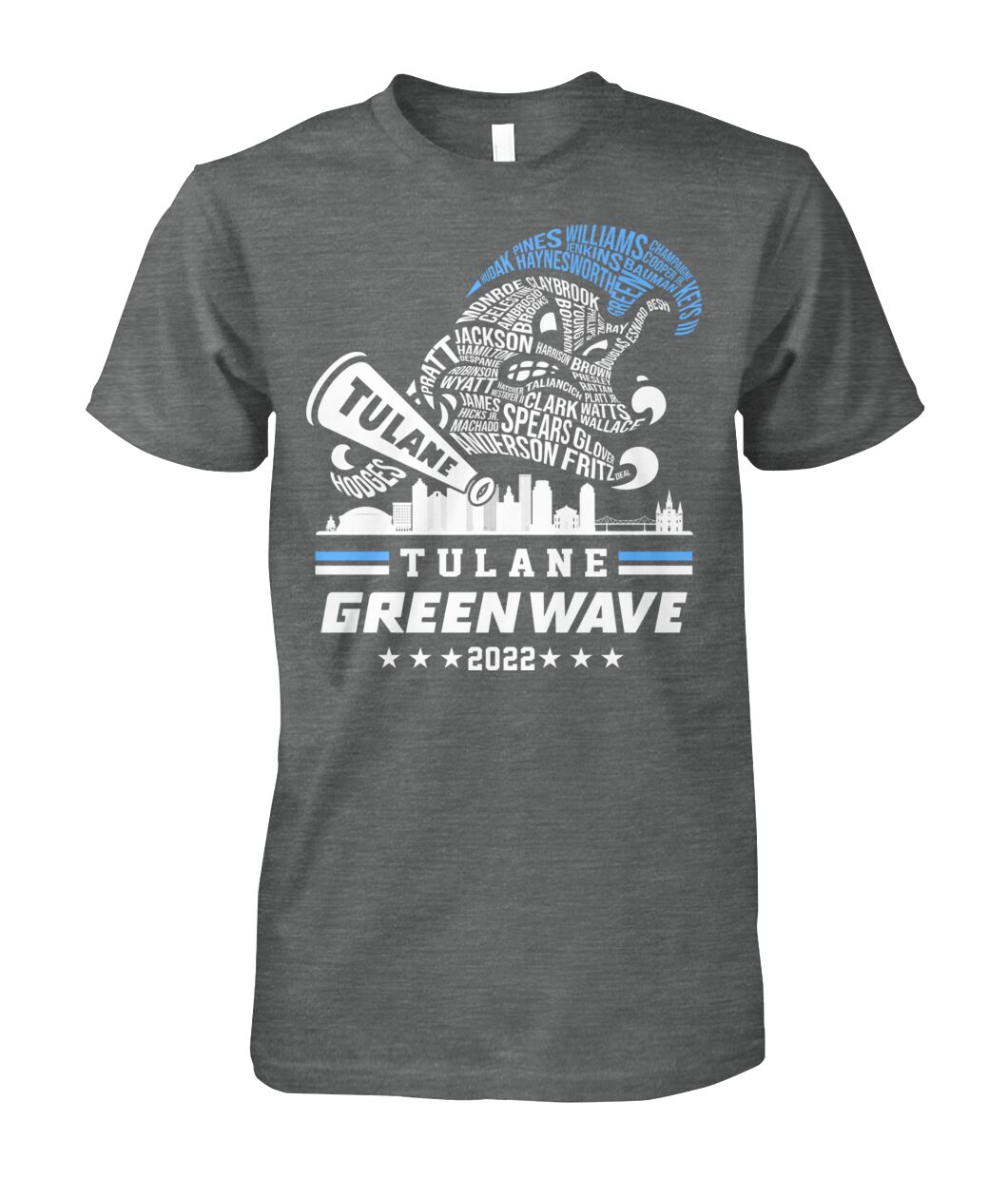 Tulane Green Wave 2022 2D Shirt, Hoodie word3