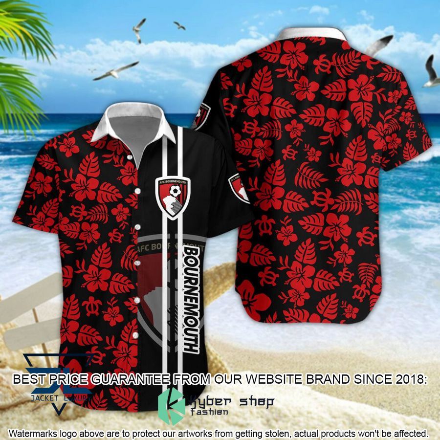 A.F.C. Bournemouth Flowers Hawaiian Shirt, Shorts