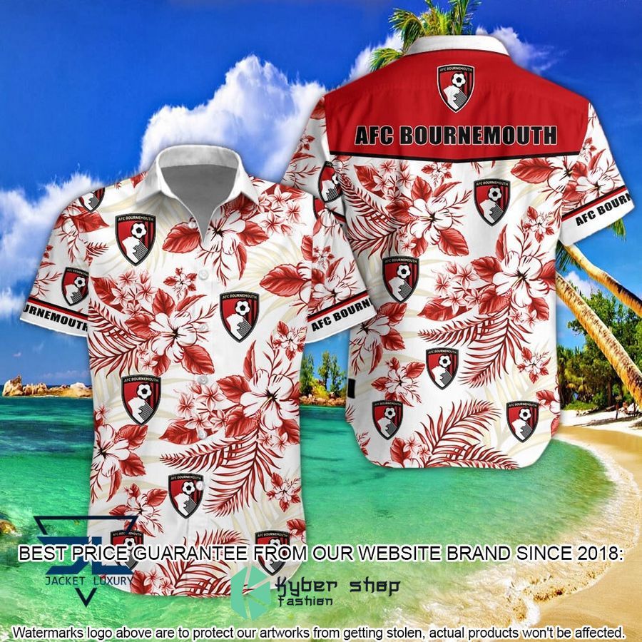 A.F.C. Bournemouth Logo Hawaiian Shirt, Shorts