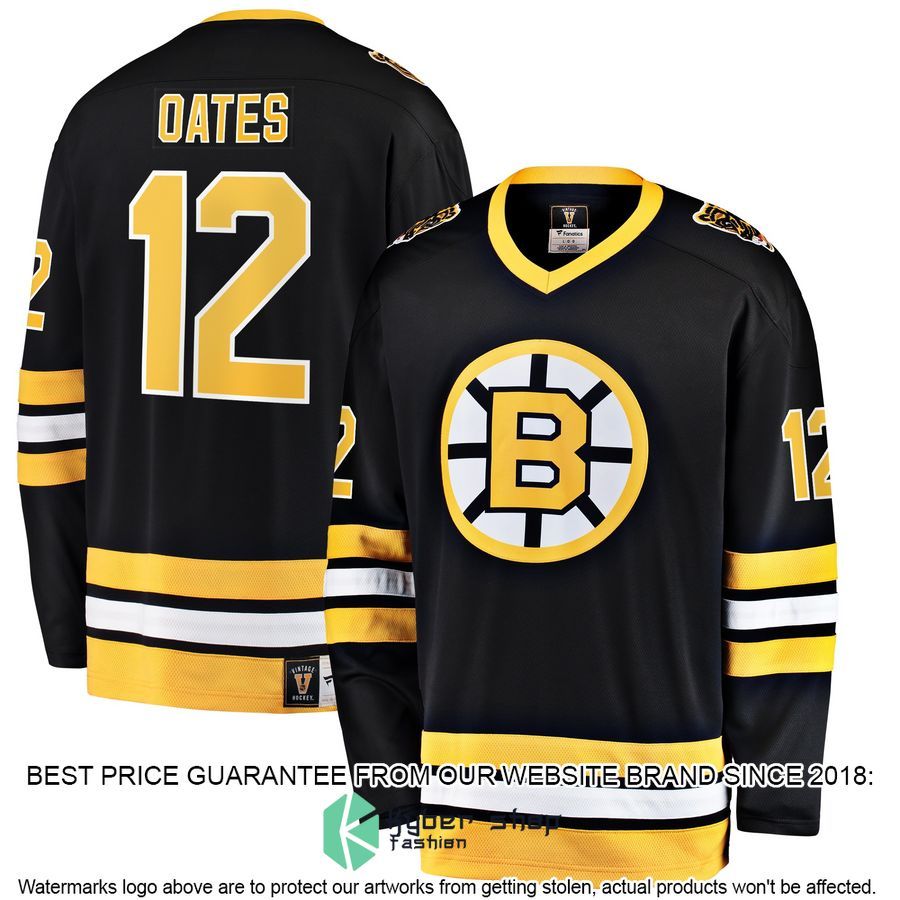 Adam Oates Boston Bruins Premier Retired Black Hockey Jersey