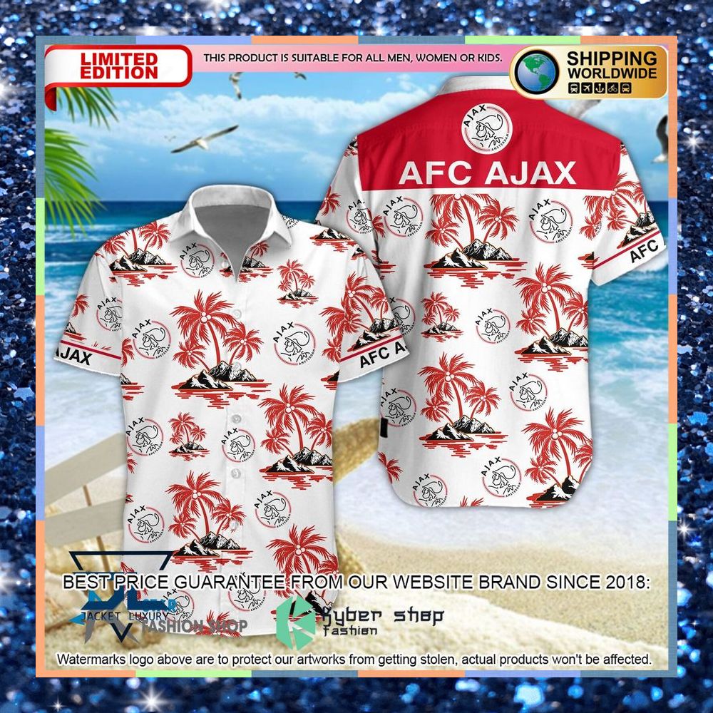 AFC Ajax Hawaiian Shirt, Shorts 3 AFC Ajax Hawaiian Shirt, Shorts word2