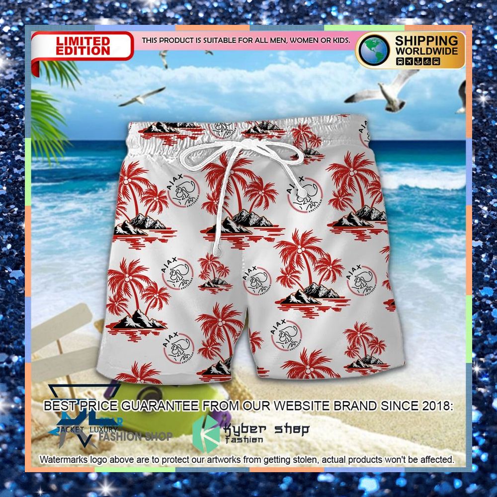 AFC Ajax Hawaiian Shirt, Shorts 4 AFC Ajax Hawaiian Shirt, Shorts word2