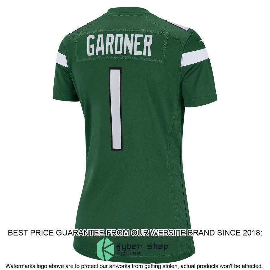 Ahmad Sauce Gardner New York Jets Women's 2022 NFL Draft First Round Pick Gotham Green Football Jersey 3 Ahmad Sauce Gardner New York Jets Women's 2022 NFL Draft First Round Pick Gotham Green Football Jersey word2