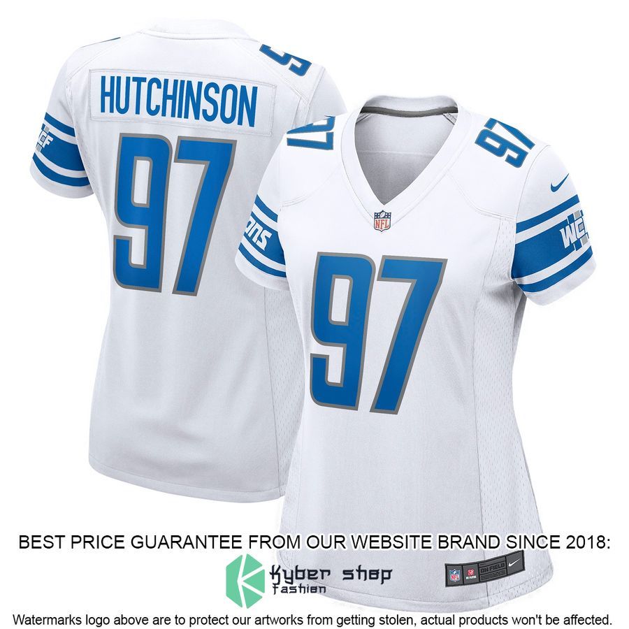 Aidan Hutchinson Detroit Lions Women's 2022 NFL Draft First Round Pick Blue Football Jersey 29 Aidan Hutchinson Detroit Lions Women's 2022 NFL Draft First Round Pick Blue Football Jersey word3