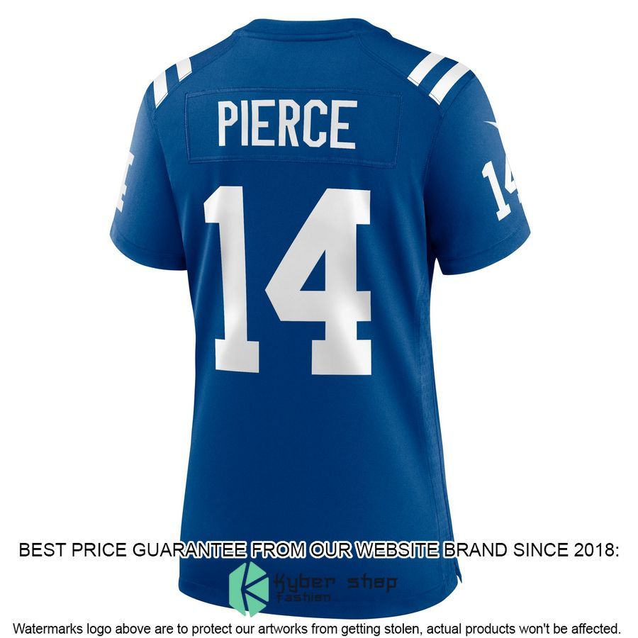 Alec Pierce Indianapolis Colts Women's Royal Football Jersey 3 Alec Pierce Indianapolis Colts Women's Royal Football Jersey word2