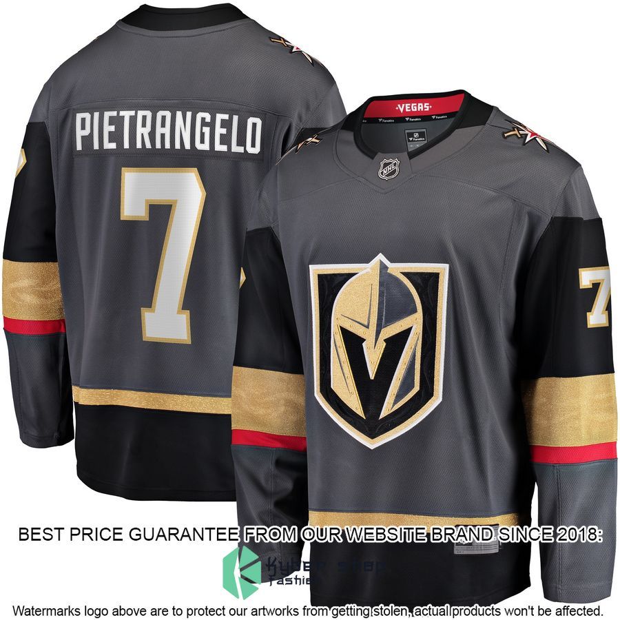 Alex Pietrangelo Vegas Golden Knights Black Hockey Jersey