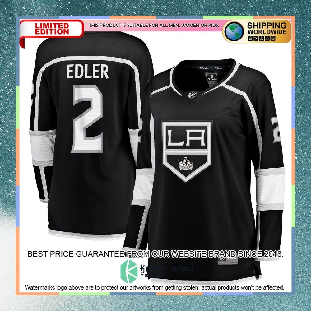 Alexander Edler Los Angeles Kings Women's Black Hockey Jersey 5 Alexander Edler Los Angeles Kings Women's Black Hockey Jersey word3