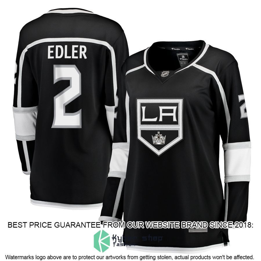 Alexander Edler Los Angeles Kings Women's Black Hockey Jersey