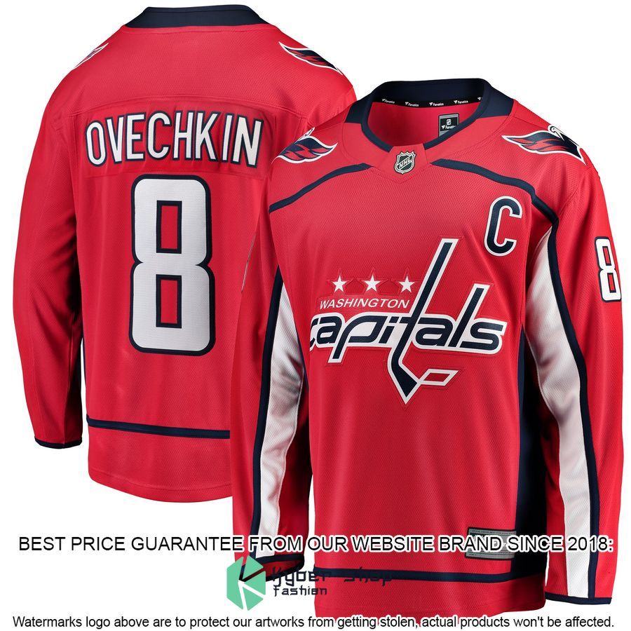 Alexander Ovechkin Washington Capitals Breakaway Red Hockey Jersey