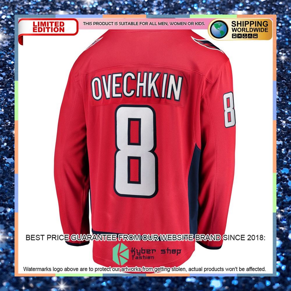Alexander Ovechkin Washington Capitals Breakaway Red Hockey Jersey 8 Alexander Ovechkin Washington Capitals Breakaway Red Hockey Jersey word1