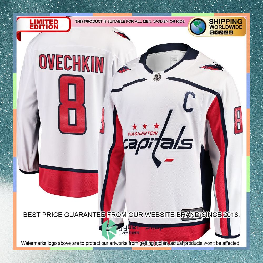 Alexander Ovechkin Washington Capitals White Hockey Jersey 5 Alexander Ovechkin Washington Capitals White Hockey Jersey word2