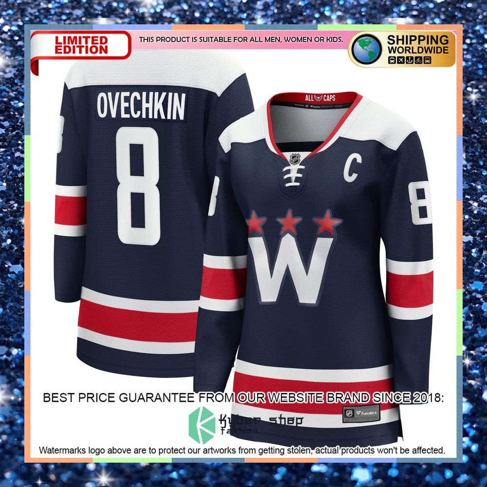 Alexander Ovechkin Washington Capitals Women's 2020-21 Alternate Premier Navy Hockey Jersey 6 Alexander Ovechkin Washington Capitals Women's 2020-21 Alternate Premier Navy Hockey Jersey word2