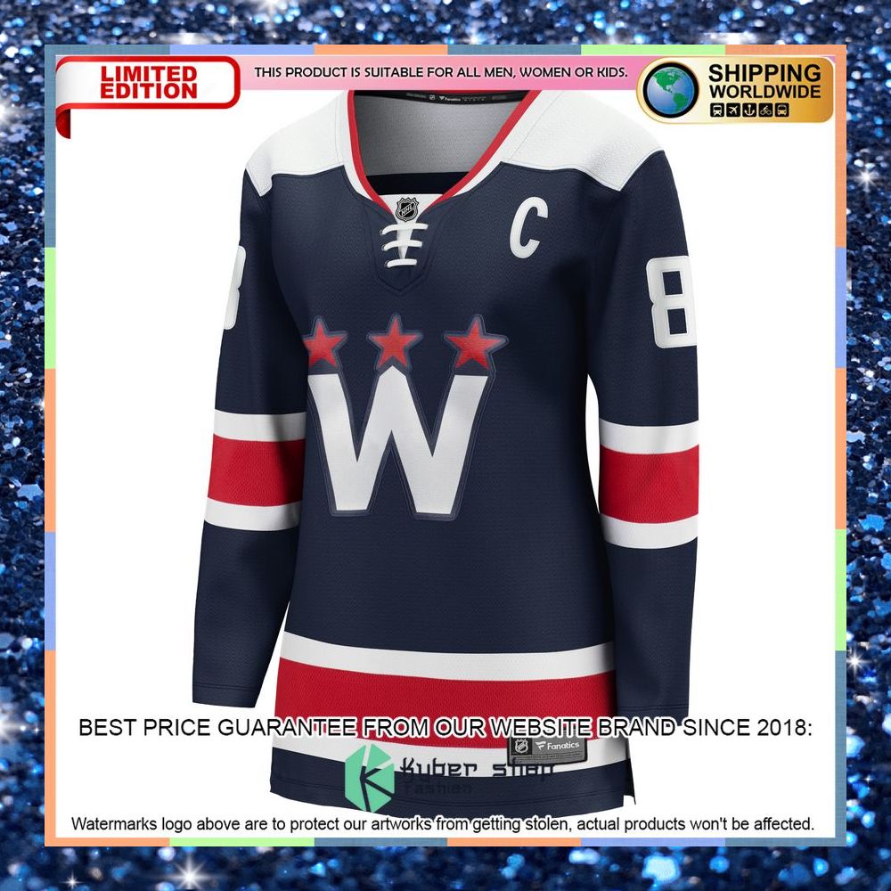 Alexander Ovechkin Washington Capitals Women's 2020-21 Alternate Premier Navy Hockey Jersey 7 Alexander Ovechkin Washington Capitals Women's 2020-21 Alternate Premier Navy Hockey Jersey word2