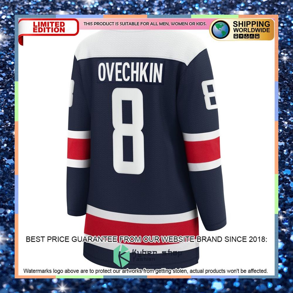Alexander Ovechkin Washington Capitals Women's 2020-21 Alternate Premier Navy Hockey Jersey 8 Alexander Ovechkin Washington Capitals Women's 2020-21 Alternate Premier Navy Hockey Jersey word2