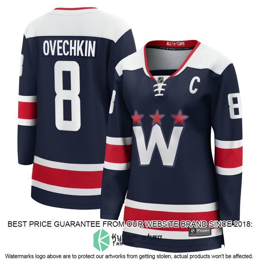 Alexander Ovechkin Washington Capitals Women's 2020-21 Alternate Premier Navy Hockey Jersey 4 Alexander Ovechkin Washington Capitals Women's 2020-21 Alternate Premier Navy Hockey Jersey word2