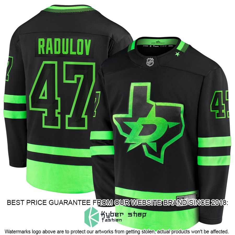 Alexander Radulov Dallas Stars 2020 21 Alternate Premier Black Hockey Jersey